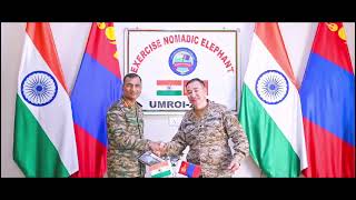 IndiaMongolia joint military exercise “Nomadic Elephant – 2024” to commence at Umroi in Meghalaya [upl. by Eenerb]