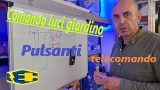 accensione luci con pulsanti e centralina telecomando [upl. by Yasnyl]