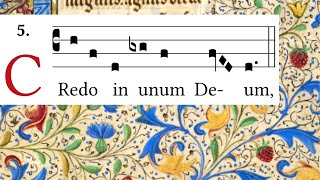 Credo III  Kyriale  Latin Gregorian Chant [upl. by Loredo]