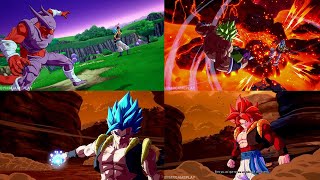 Todos los DRAMATIC FINISH de Gogeta en DRAGON BALL FIGHTERZ [upl. by Nnahgiel]