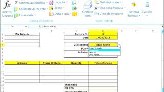 Gestione Magazzino Excel Fatture in Automatico [upl. by Pandora]