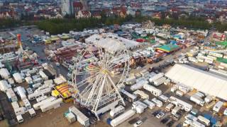 München von Oben  Theresienwiese  Frühlingsfest  Europas größter Flohmarkt  4K [upl. by Clarhe]