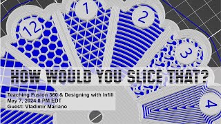 How Would You Slice That  Teaching Fusion 360 amp Designing with Infill with Vladimir Mariano [upl. by Asirrac]