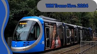 West Midlands Trams Nov 2024 [upl. by Singleton]