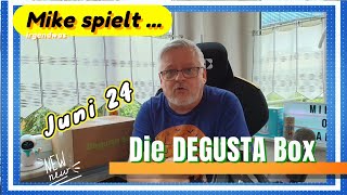 Mike probiert  was ist in der Juni Box von Degusta 🎁 [upl. by Dagny88]