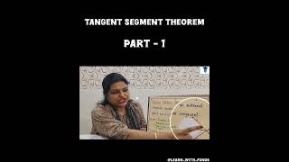 Tangent Segment Theorem  Part 1  Circles  LearnWithFun06 [upl. by Leber]