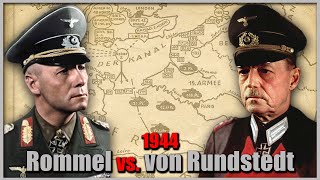 Invasion 6 Juni 1944 Rundstedt vs Rommel die Monate vor DDayOverlord Manfred ist Versprecher [upl. by Busby]