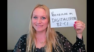 Video 704 Vokabular B2C1 om digitalisering avisartikkel 2 [upl. by Kilby]