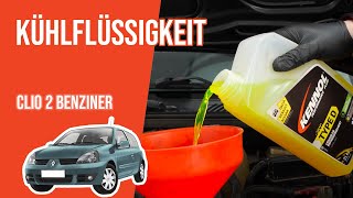 Wie Kühlflüssigkeit wechseln Clio 2 14 16V 🚗 [upl. by Legin713]