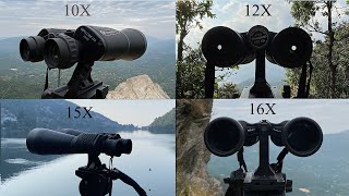 Celestron 10X50 Vs Vangaurd 12X50 Vs Skymaster 15X70 Vs Nikon 16X50 Binoculars  Which is the Best [upl. by Rosalynd]