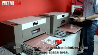 Automatic Rhinestone Machine for tshirt  t shirt  garments transfer  Crystal Pro [upl. by Ellertnom]