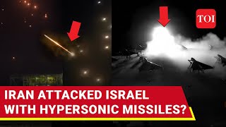 Iranian Hypersonic Missiles Breach Israeli Airspace Three IDF Bases Hit In Direct Attack [upl. by Kano]