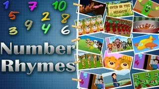 Number Rhymes Medley  Counting Rhymes for kids  14 Rhymes Collection [upl. by Lleryt]