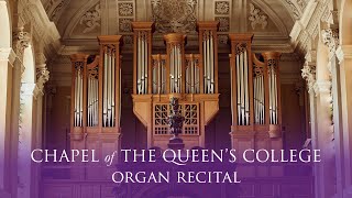 Claire Alsop  Live Organ Recital from The Queens College Oxford 110pm 20 November 2024 [upl. by Naruq]