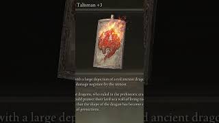 Flamedrake Talisman 3 ELDEN RING DLC Talisman eldenring eldenringdlc shorts [upl. by Tilla]