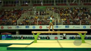 OLIVEIRA Lorrane BRA  2016 Olympic Test Event Rio BRA  Qualifications Balance Beam [upl. by Ainegue]