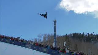 Shaun White World Biggest snowboard jump in halfpipe 2016 Us Open 25 feet [upl. by Simon]