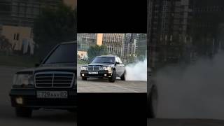 car drift w124 mercedes v8 stock [upl. by Bandeen286]