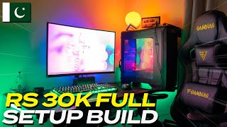 Rs 30000 Full Gaming Setup Build in Pakistan  30K Full Setup Gaming PC  Gaming PC in 30000 2024 [upl. by Drarehs343]