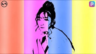 Pop Art Photo Effect  Picsart Tutorial [upl. by Annej]