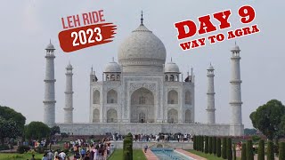 Way to Agra 09115 days  Ladakh Motorcycle Solo Ride Aug 2023  Stage 1 Ep 11 [upl. by Ikcim]