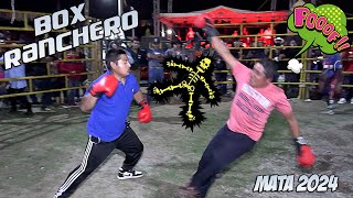 Box Ranchero en Matagallinas El hijo desobediente VS El Cerdo Salvaje le quitaron lo borracho🥊🤺 [upl. by Nodnar]