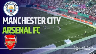 Manchester City vs Arsenal Premier League 2425 Match Video Game Simulation [upl. by Stormy16]