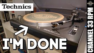 My Technics SL1200 18 months later  last turntable I will ever need [upl. by Melessa]