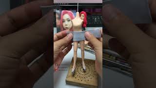 Clay Artisan JAY ：Crafting an Adorable GEM Portrait in Clay [upl. by Noissap]