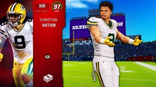 98 Speed Christian Watson is HIM in Madden 24 [upl. by Ornstead]