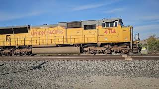 Union Pacific Mira Loma Hauler at Mira Loma in Jurupa Valley CA 10262024 [upl. by Annairb]