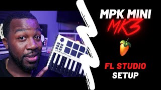 MPK Mini MK3 FL Studio Setup  Complete How To Akai [upl. by Nyleahs]