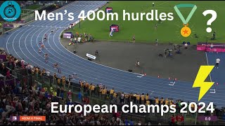 Can Warholm prove himself again  2024 400m Hurdles Final  European Championships [upl. by Harbot]