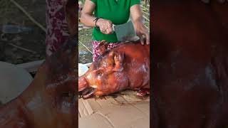 LECHON BABOY CHOPPING [upl. by Aruasor]