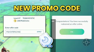 Pokemon Go New Promo Code  Pokemon Go Free Lunar Energy Promo Code  Pokemon Go New Update [upl. by Rhu59]