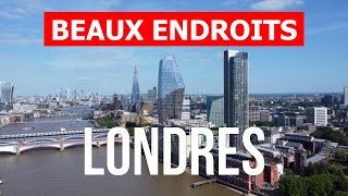 Voyage à la ville de Londres Angleterre  Vacances nature tourisme lieux  Drone 4k vidéo [upl. by Eelorac523]