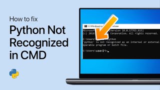 How To Fix Python Not Recognized Error in Windows Command Prompt [upl. by Eveiveneg115]