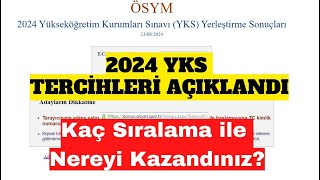 2024 YKS Yerleştirme Sonuçları Açıklandı [upl. by Yddur459]