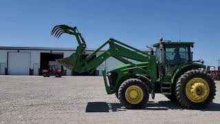 2007 John Deere 7830 MFWD Tractor w H480 Grapple Loader  For Sale  April 30th [upl. by Greysun]