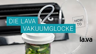 Vakuumieren von Gläsern  die Lava Vakuumglocke [upl. by Ahsilahk]