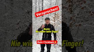 Nie wieder kalte Finger Haben wir einen Deal tips shorts winter howto [upl. by Grim178]