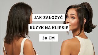 Jak założyć kucyk na klipsie 30 cm [upl. by Flori84]