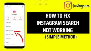 How To Fix Instagram Search Not Working [upl. by Erodroeht]