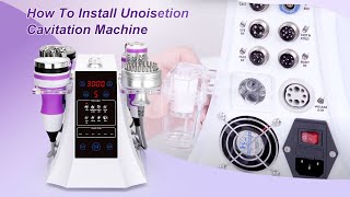 Unoisetion Cavitation 20 40K Machine unoisetioncavitationskintightenbodysculpting LY78J1MAX [upl. by Maccarone]