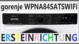 gorenje WPNA84SATSWIFI G600 nur 465cm tief Waschmaschine 8 kg 1400 Umin [upl. by Mahda]