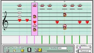 Starlight Zone On Mario Paint Composer [upl. by Aroon]