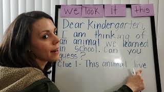 Kindergarten Message Time Plus And Sight Words With Ms Skolnik [upl. by Cahra972]