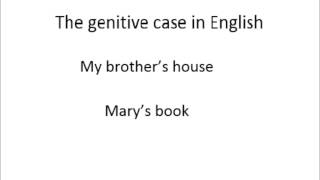 Ossetian lesson V Genitive case I [upl. by Lednam]