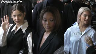 Barbara Palvin Jordyn Woods amp Sab Zada  Vetements SS25 fashion show in Paris  27092024 [upl. by Urbano]