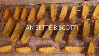 Crisp amp Delicious Anisette Biscotti  Great for Dipping [upl. by Ahsirak]